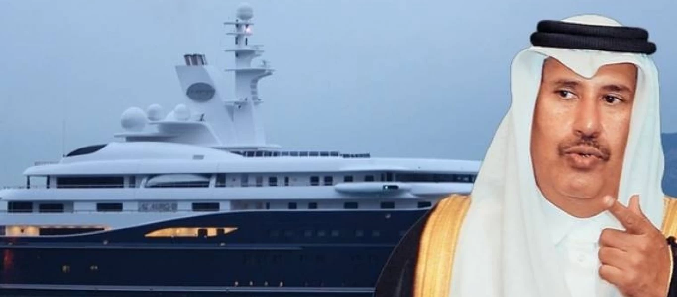 Στη Σκιάθο ο σεΐχης του Κατάρ - Με θαλαμηγό 133 μέτρων (βίντεο-φωτο)